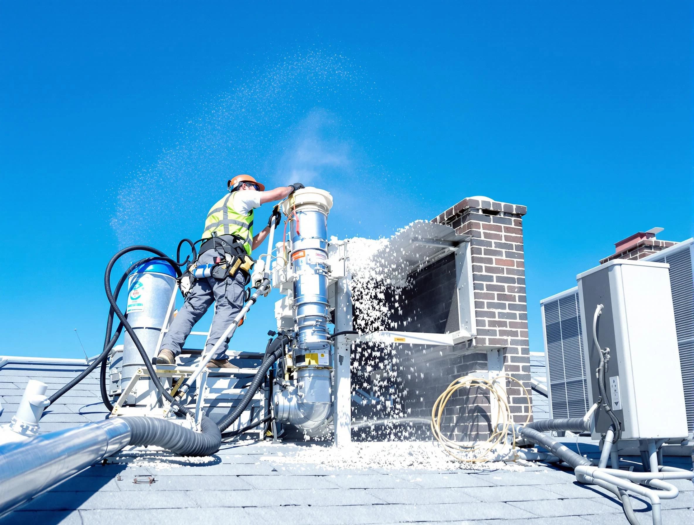 Expert roof dryer vent cleaning by Saratoga Springs Dryer Vent Cleaning in Saratoga Springs