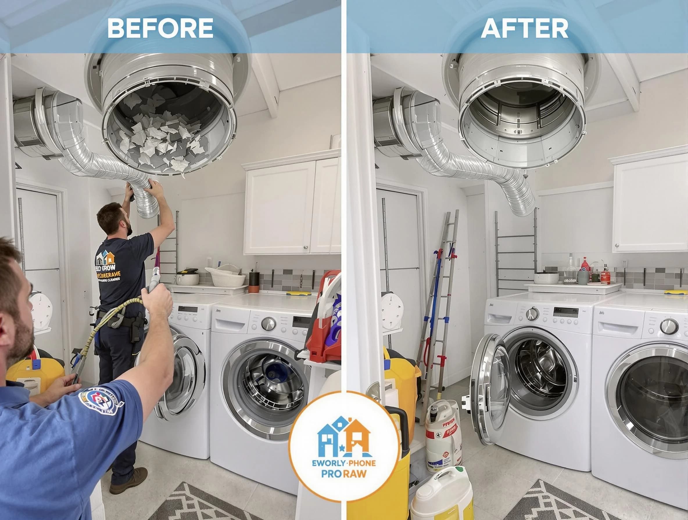 Residential dryer vent cleaning by Saratoga Springs Dryer Vent Cleaning in Saratoga Springs